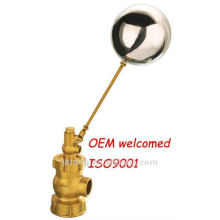 00901 brass floating ball actuated valve